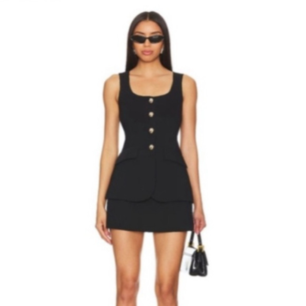 Amanda Uprichard Black Kya Romper